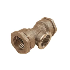 Te Derivation Laiton Femelle - Raccord de Jardin en Laiton pour Arrosage