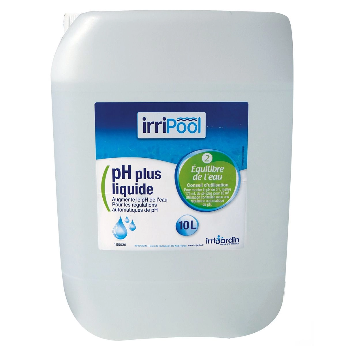 PH Plus Liquide 10 L Irripool - Régulateur de pH pour Piscine - Traitement Efficace 1 PH Plus Liquide 10 L Irripool - Régulateur de pH pour Piscine - Traitement Efficace