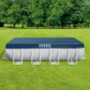 Bâche de Protection Hors-sol Vinyle Rectangulaire 4 x 2 m Intex - Couverture de Piscine Durable