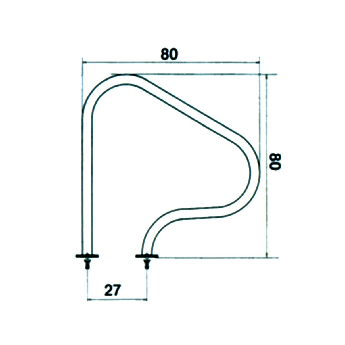 Sortie De Bain En Inox pour Piscine - Escalier et Échelle de Qualité Supérieure – Image 2