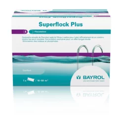 Floculant Superflock Plus Bayrol - Traitement Efficace pour Piscine - Floculant Haute Performance