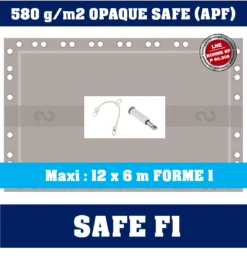 Bâche Hiver Sécurisée Safe Irricover - Protection Durable pour Piscine