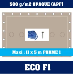 Bâche Opaque éco Sur-mesure pour Piscine - Protection Durable et Personnalisée