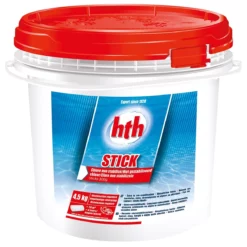 Hypochlorite de Calcium Stick 4,5 Kg HTH - Traitement Efficace pour Piscine