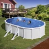 Piscine Hors-sol Acier 5,27 x 5 x 1,32 m - GRE | Piscine Durable et Résistante