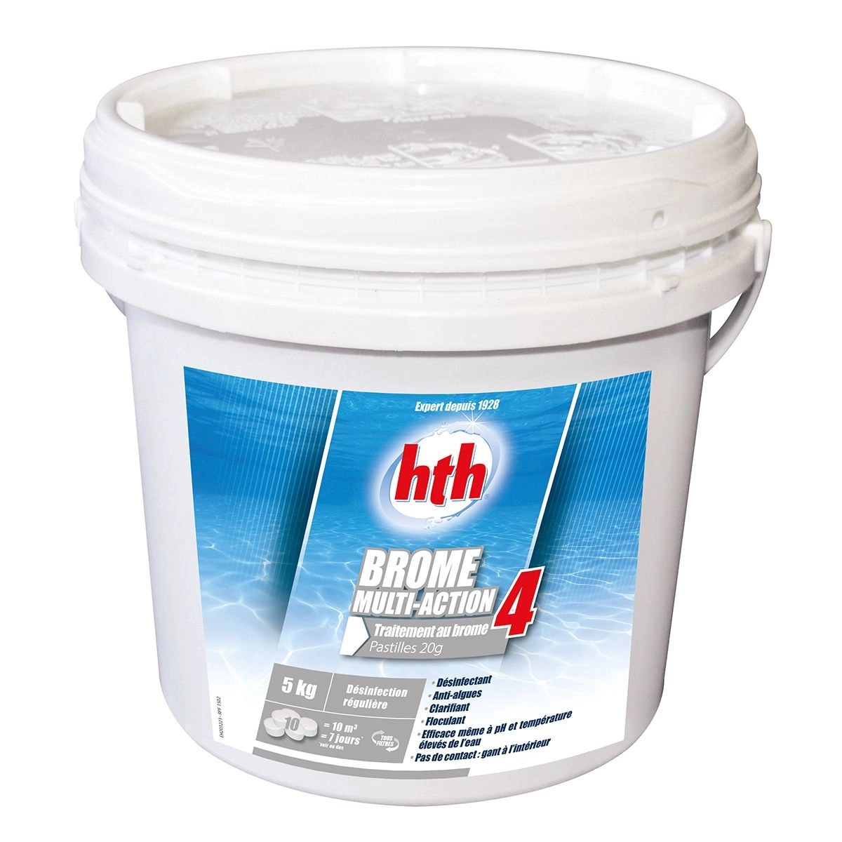 Brome Multifonction Action 4 5 Kg HTH - Traitement Efficace pour Piscine 1 Brome Multifonction Action 4 5 Kg HTH - Traitement Efficace pour Piscine
