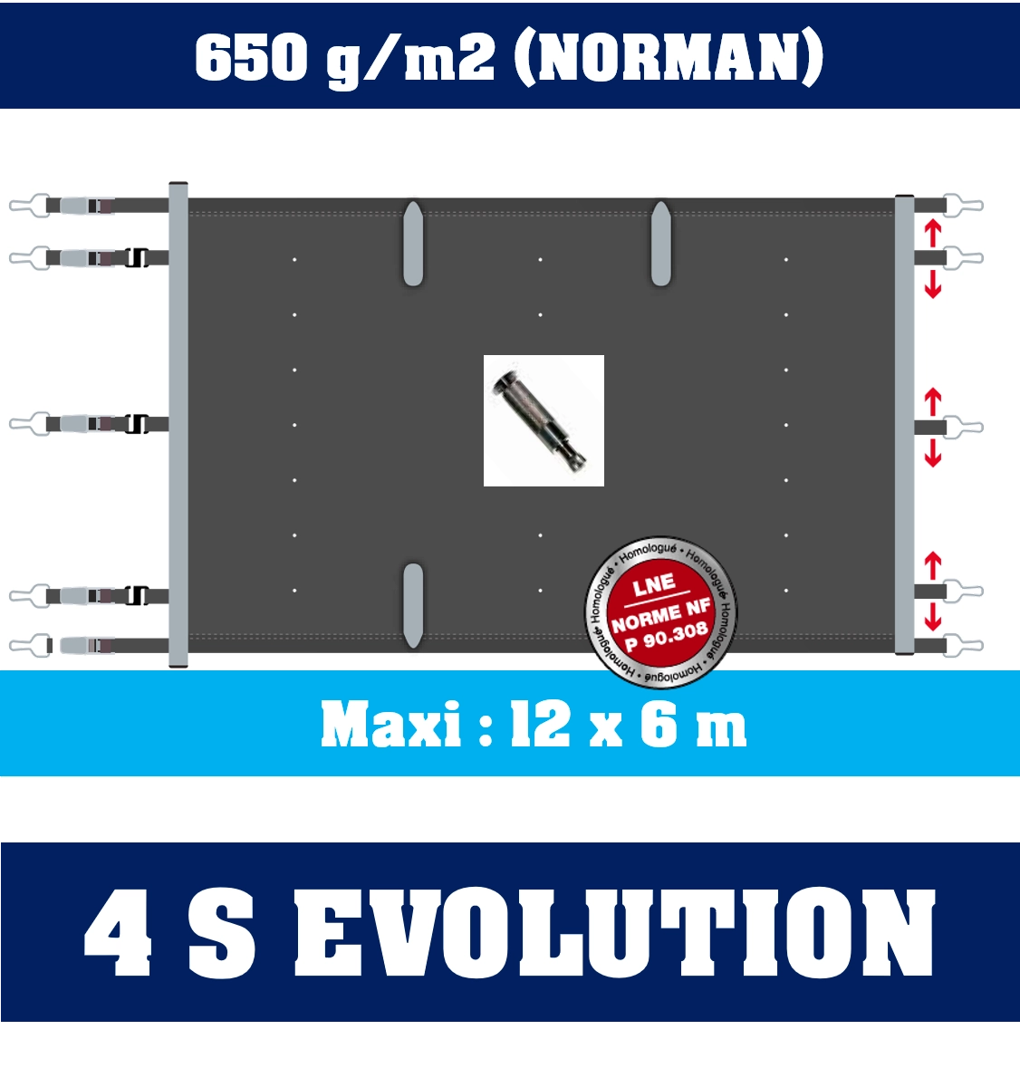 Bâche à Barres 4S Evolution Irricover - Couverture de Piscine Haute Performance 1 Bâche à Barres 4S Evolution Irricover - Couverture de Piscine Haute Performance