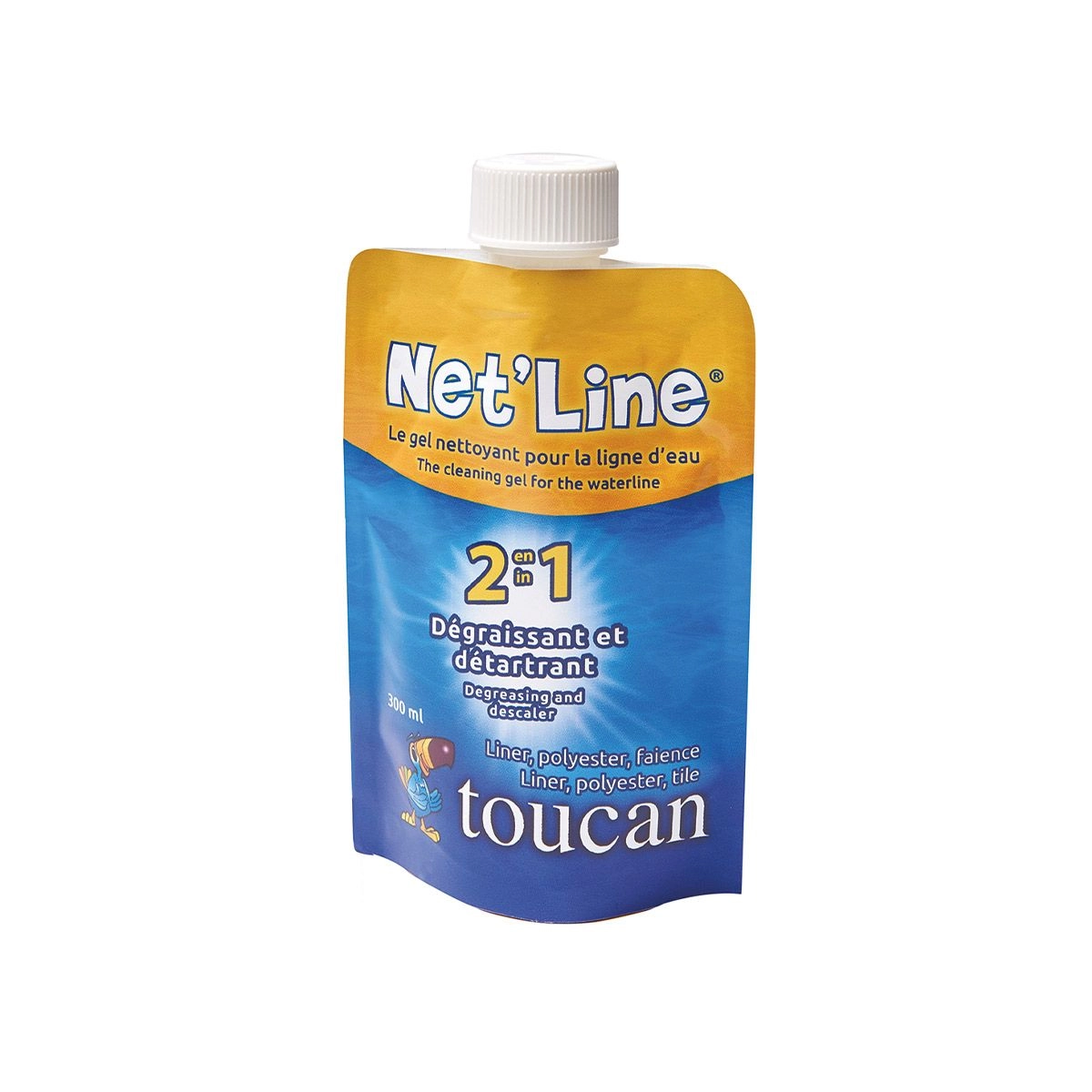 Nettoyant Net'Line Toucan - Nettoyant Piscine Efficace pour un Entretien Facile 1 Nettoyant Net'Line Toucan - Nettoyant Piscine Efficace pour un Entretien Facile