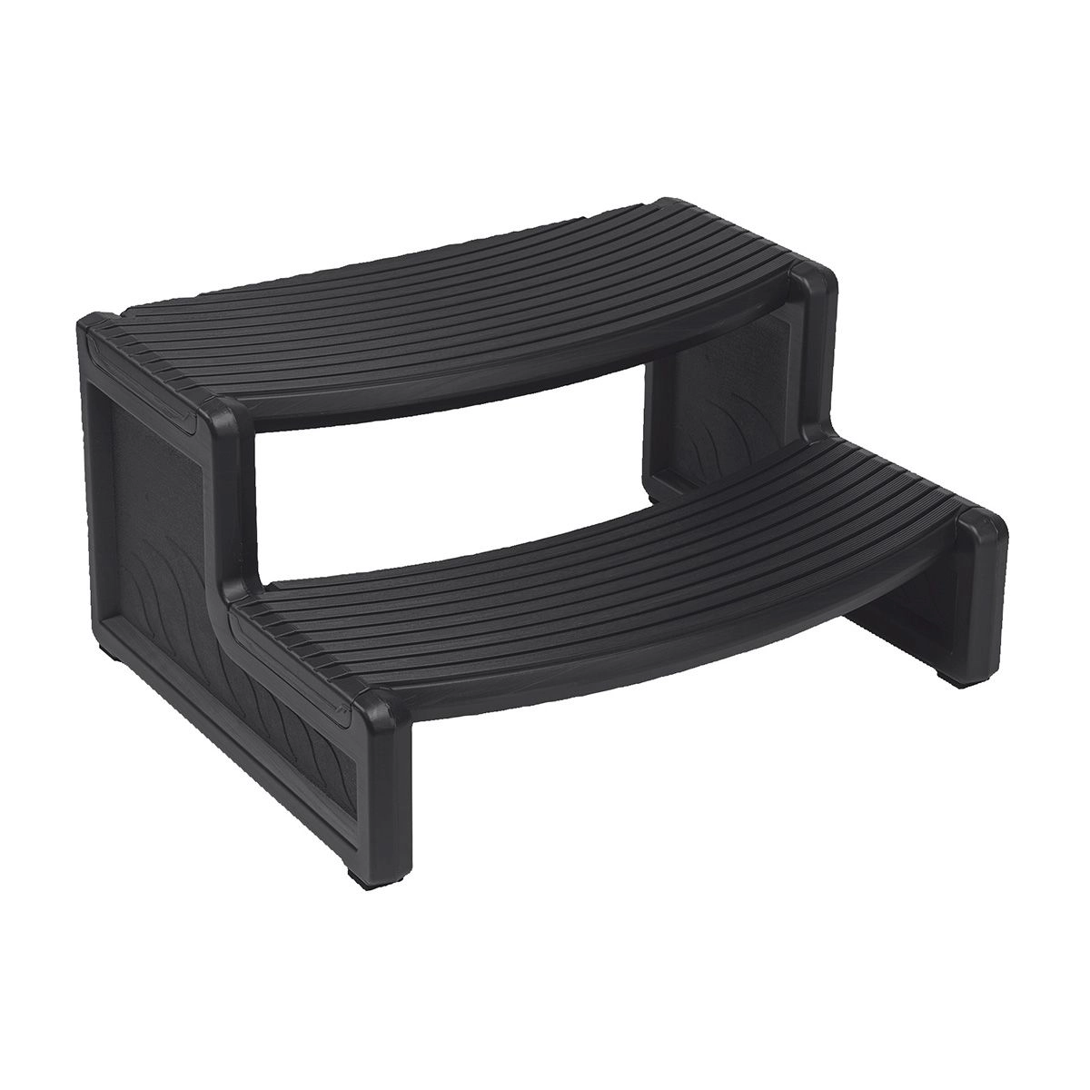 Escalier PVC Pour Spas Black - Équipement Spa Durable et Léger 1 Escalier PVC Pour Spas Black - Équipement Spa Durable et Léger