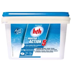 Chlore Multifonction Maxitab Action 5 - 2,7 Kg HTH | Traitement Piscine Efficace