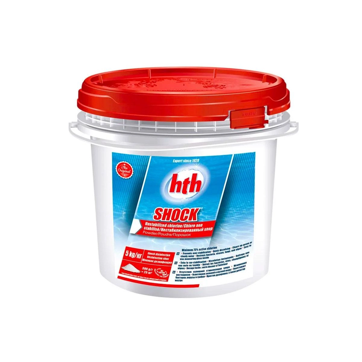 HTH Shock 5 Kg - Traitement Chlore Choc pour Piscine - Efficace et Rapide 2 HTH Shock 5 Kg - Traitement Chlore Choc pour Piscine - Efficace et Rapide – Image 2