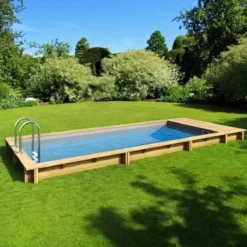 BWT Kit Piscine Bois Pool N Box - Piscine Hors-Sol en Bois de Qualité Supérieure