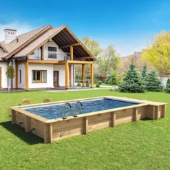 Piscine Bois Urbaine 650 - Piscine Hors-Sol en Bois de Qualité Supérieure