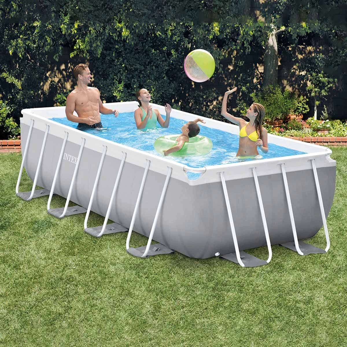 Piscine Hors-sol Prism Frame 4 x 2 x 1 m - Intex - Piscine Tubulaire Facile à Installer 2 Piscine Hors-sol Prism Frame 4 x 2 x 1 m - Intex - Piscine Tubulaire Facile à Installer – Image 2