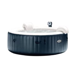 Spa Gonflable PureSpa LED 6 Places Blue Navy Intex - Confort et Détente à Domicile