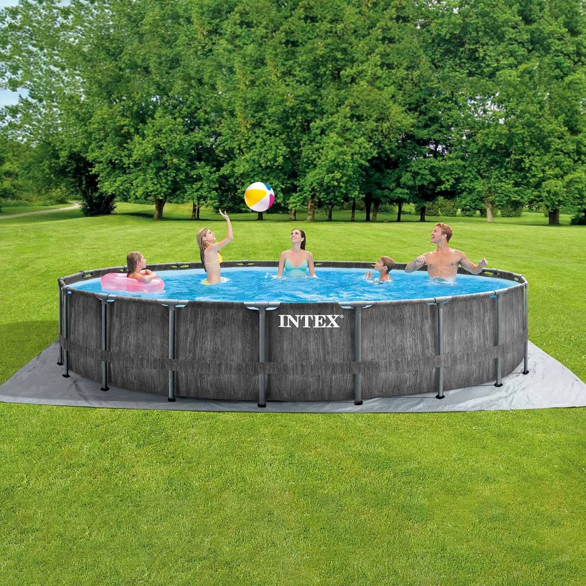 Piscine Hors-sol Baltik Ø5,49 X 1,22 Intex - Piscine Tubulaire Facile à Installer 2 Piscine Hors-sol Baltik Ø5,49 X 1,22 Intex - Piscine Tubulaire Facile à Installer – Image 2