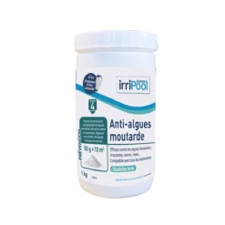 Anti-algues Moutarde 1 Kg Irripool - Algicide Puissant pour Piscine - Traitement Efficace