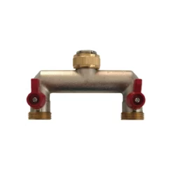 Selecteur 2 Voies en Laiton pour Arrosage et Jardin | Raccord de Qualité Supérieure