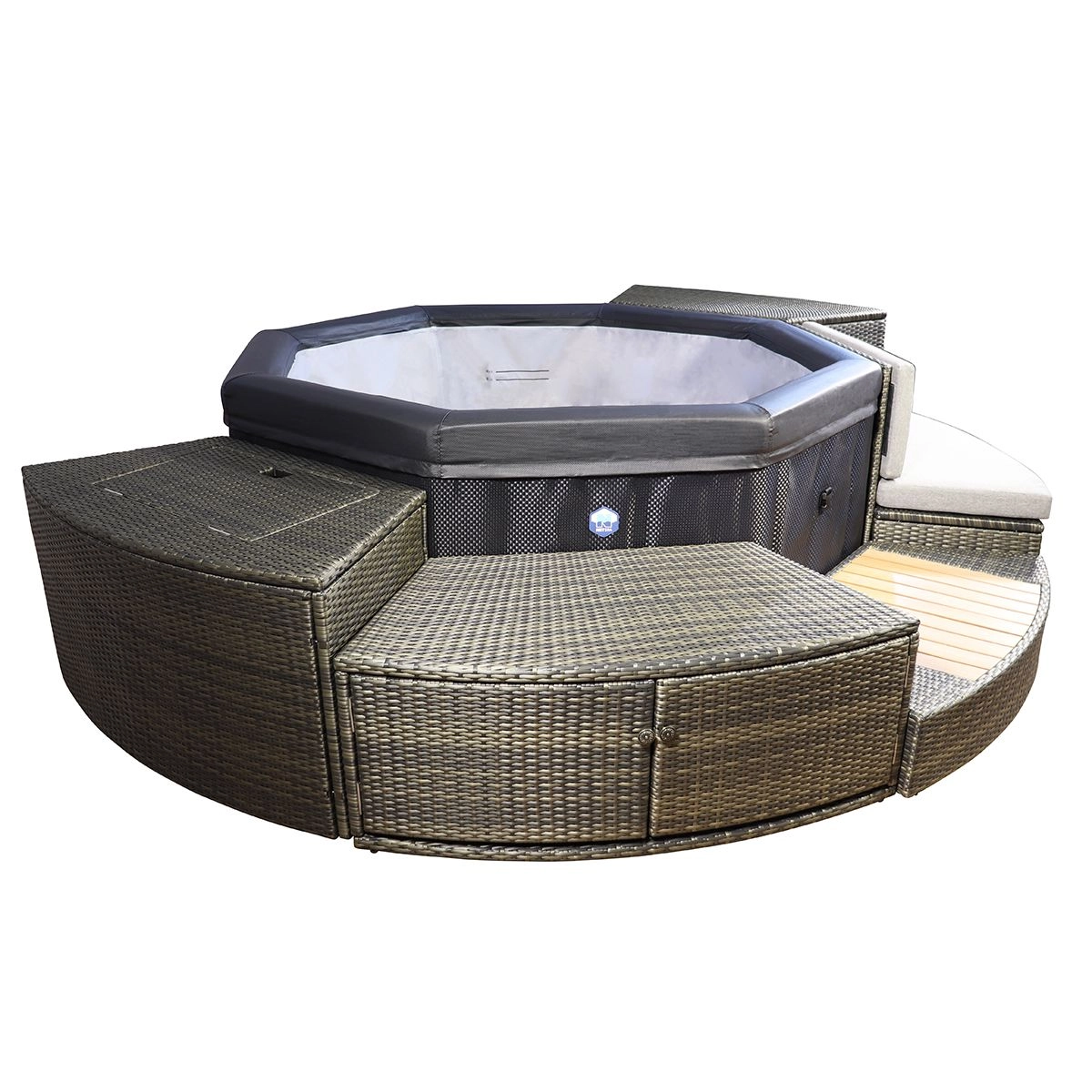 Spa Semi-rigide Avec Mobilier Octopus Netspa - Spa Gonflable Haut de Gamme 2 Spa Semi-rigide Avec Mobilier Octopus Netspa - Spa Gonflable Haut de Gamme – Image 2