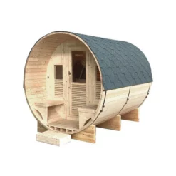 Sauna Traditionnel Gaïa Luna 6 Places - Sauna en Bois pour 6 Personnes | Confort et Détente