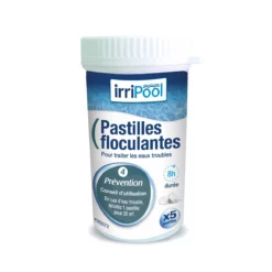 Pastilles Floculantes Irripool - Floculant Piscine Efficace pour une Eau Cristalline