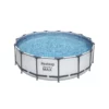 Piscine Hors-sol Steel Pro Max Ø4,57 X 1,22 M - Bestway - Piscine Tubulaire Robuste et Facile à Installer