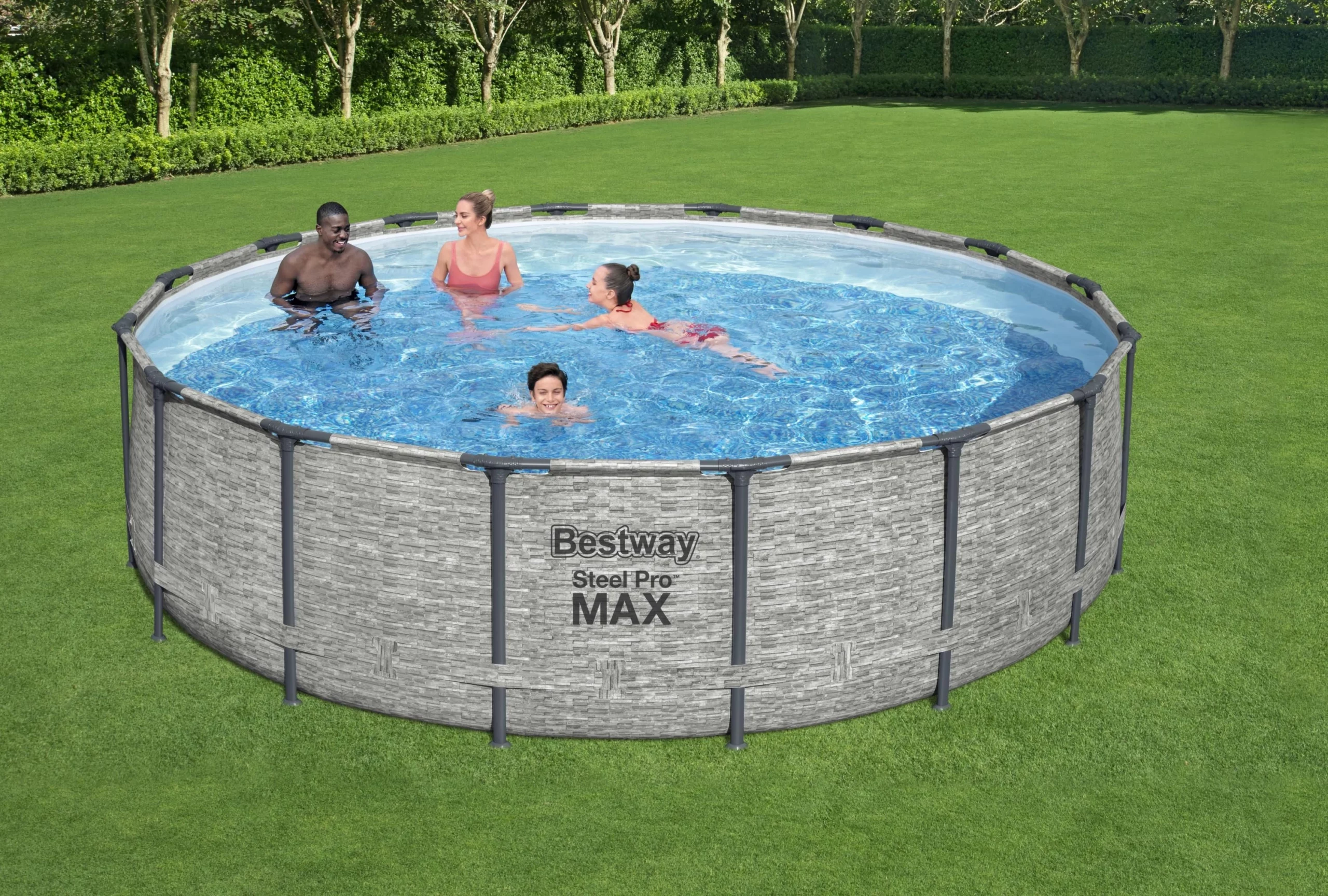 Piscine Hors-sol Steel Pro Max Ø4,88 X 1,22 M - Bestway - Piscine Tubulaire Robuste et Durable 4 Piscine Hors-sol Steel Pro Max Ø4,88 X 1,22 M - Bestway - Piscine Tubulaire Robuste et Durable – Image 4