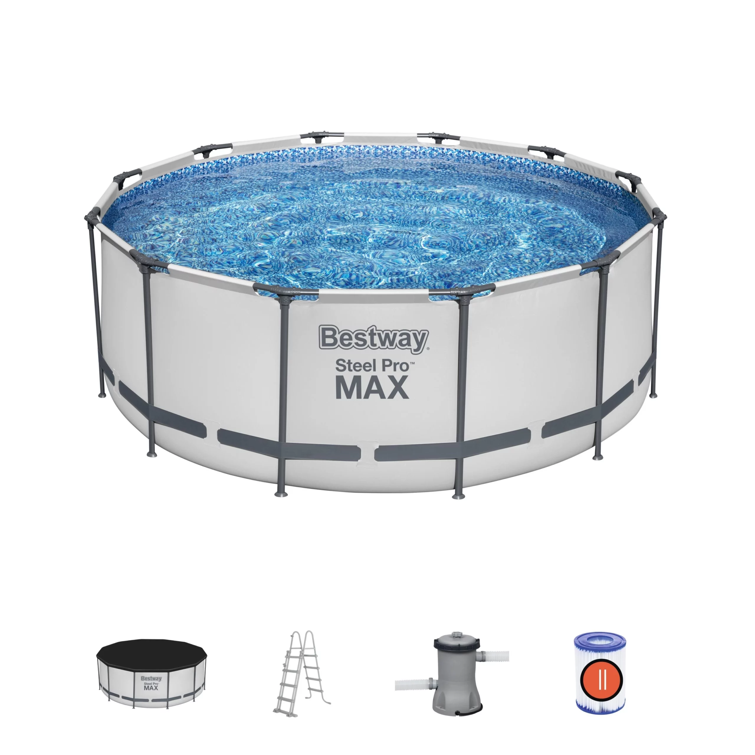 Piscine Hors-sol Steel Pro Max Ø3,66 X 1,22 M - Bestway - Piscine Tubulaire Durable et Facile à Installer 2 Piscine Hors-sol Steel Pro Max Ø3,66 X 1,22 M - Bestway - Piscine Tubulaire Durable et Facile à Installer – Image 2