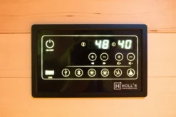 Sauna Infrarouge Pure Wave 3 Places - Confort et Détection à Domicile -Entretien De La Piscine Soldes HL PUR03 11 Control pannel 5c9f