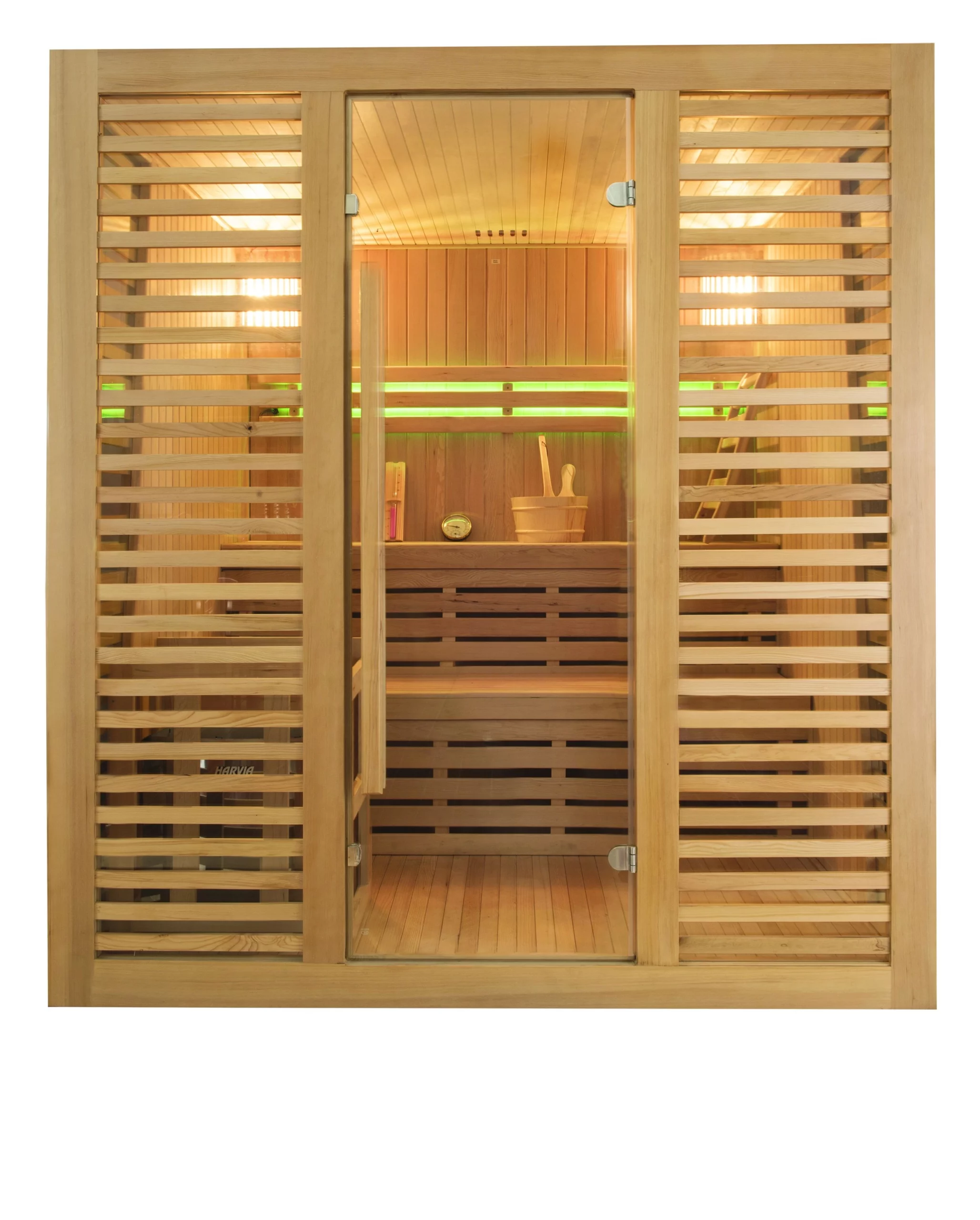 Sauna Traditionnel D'angle Vénitien 4-5 Places - Confort et Élégance 2 Sauna Traditionnel D'angle Vénitien 4-5 Places - Confort et Élégance – Image 2