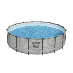 Piscine Hors-sol Steel Pro Max Ø4,88 X 1,22 M - Bestway - Piscine Tubulaire Robuste et Durable