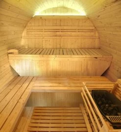 Sauna Traditionnel Gaïa Luna 6 Places - Sauna en Bois pour 6 Personnes | Confort et Détente -Entretien De La Piscine Soldes lunainterieur 31a1